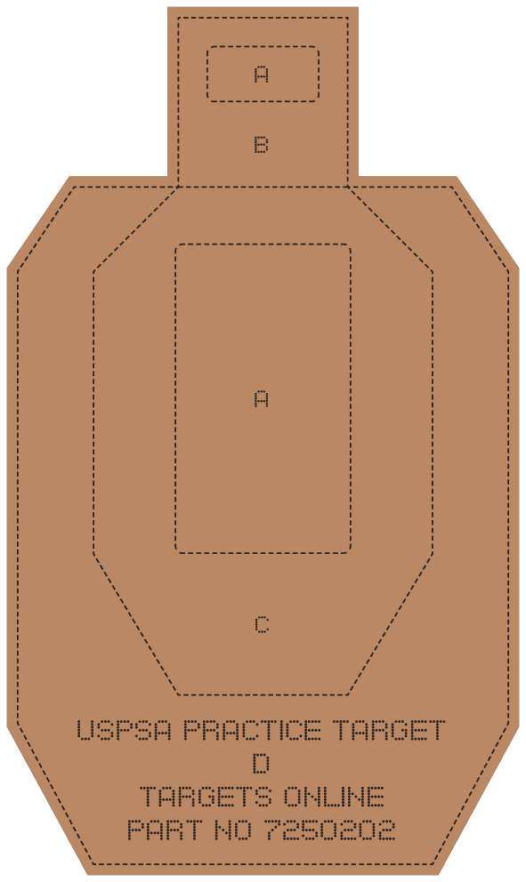 USPSA Practice Target USPSA Practice Target